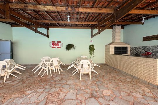Área comum - Churrasqueira de apartamento para alugar com 1 quarto, 35m² em Vila Monte Alegre, Ribeirão Preto