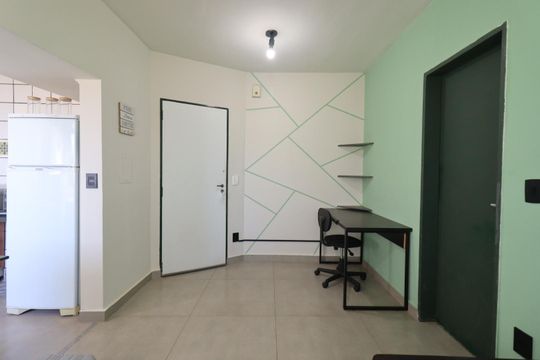 Sala de apartamento para alugar com 1 quarto, 35m² em Vila Monte Alegre, Ribeirão Preto