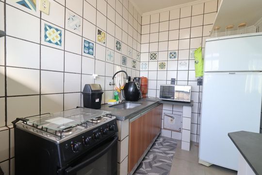 Cozinha de apartamento para alugar com 1 quarto, 35m² em Vila Monte Alegre, Ribeirão Preto
