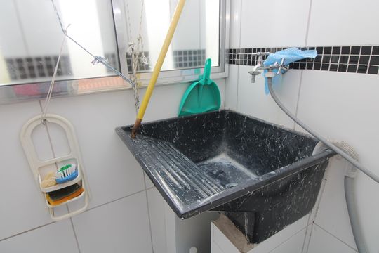 Área de Serviço de apartamento à venda com 2 quartos, 49m² em Conjunto Habitacional Padre Manoel da Nobrega, São Paulo