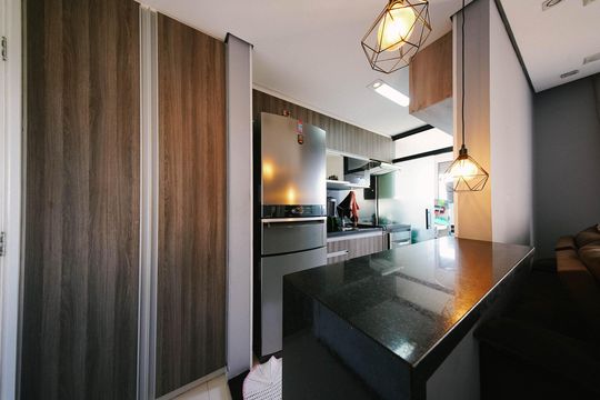 Cozinha e Área de Serviço de apartamento à venda com 2 quartos, 52m² em Engenheiro Goulart, São Paulo