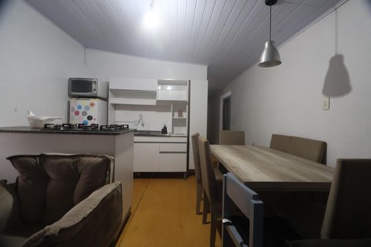Cozinha - Armários de casa para alugar com 2 quartos, 60m² em Niterói, Canoas