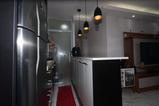 Cozinha de apartamento à venda com 2 quartos, 40m² em Sítio da Figueira, São Paulo