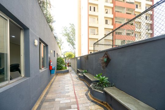 Área externa de apartamento para alugar com 2 quartos, 70m² em Vila Esperança, São Paulo