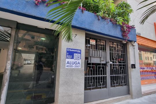 Fachada de kitnet/studio para alugar com 1 quarto, 38m² em Vila Buarque, São Paulo