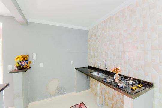 Cozinha de apartamento para alugar com 2 quartos, 46m² em Vila Alzira, Guarulhos