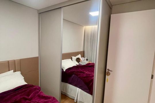 Quarto de apartamento à venda com 2 quartos, 46m² em Buritis, Belo Horizonte