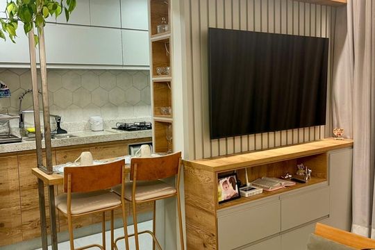 Sala de apartamento à venda com 2 quartos, 46m² em Buritis, Belo Horizonte