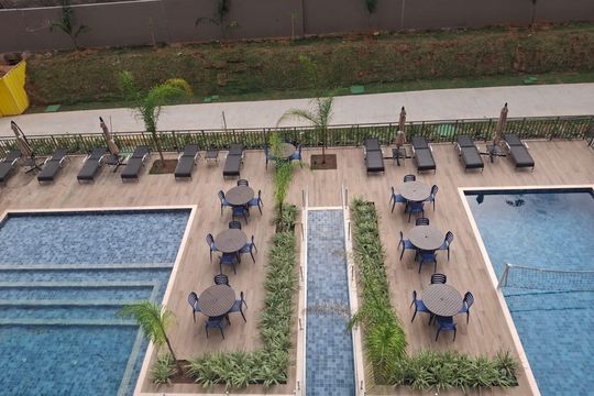 Área externa de apartamento para alugar com 2 quartos, 46m² em Jardim Santa Rosália, Sorocaba