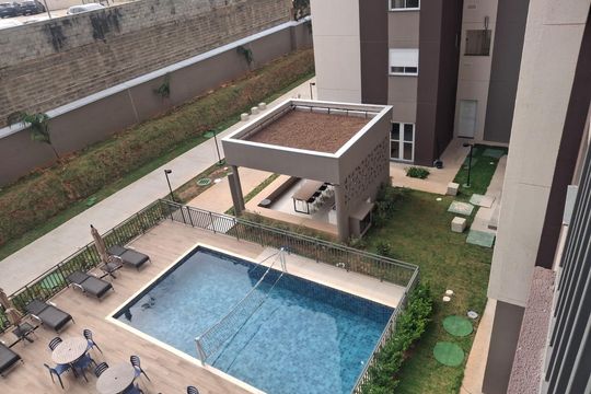 Área externa de apartamento para alugar com 2 quartos, 46m² em Jardim Santa Rosália, Sorocaba