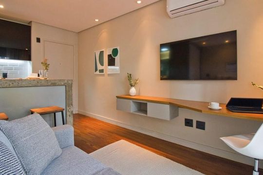 Sala de apartamento para alugar com 1 quarto, 32m² em Vila Uberabinha, São Paulo