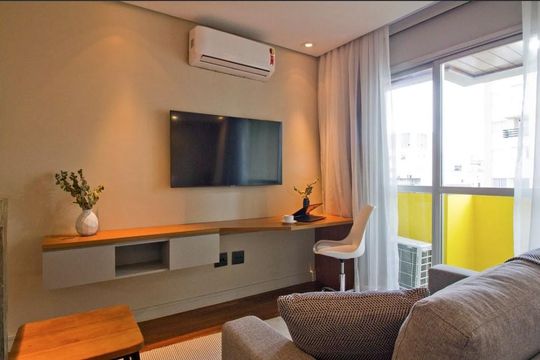 Sala de apartamento para alugar com 1 quarto, 32m² em Vila Uberabinha, São Paulo