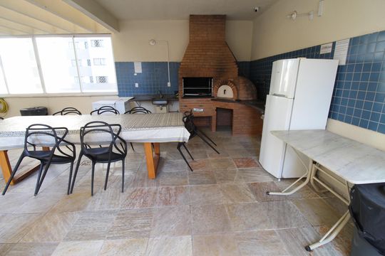 Área comum - Churrasqueira de apartamento para alugar com 2 quartos, 74m² em Parque Residencial Aquarius, São José dos Campos