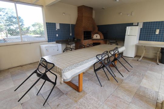 Área comum - Churrasqueira de apartamento para alugar com 2 quartos, 74m² em Parque Residencial Aquarius, São José dos Campos