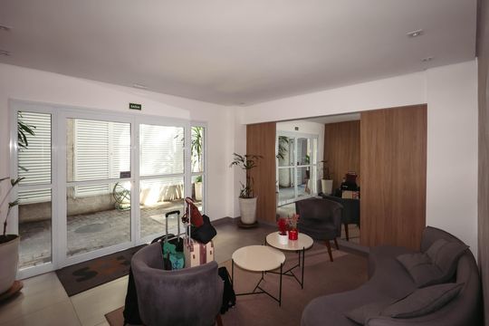 Hall de entrada de kitnet/studio para alugar com 1 quarto, 31m² em Vila Mariana, São Paulo