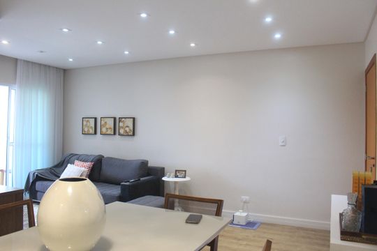 Sala de apartamento à venda com 3 quartos, 131m² em Barcelona, São Caetano do Sul