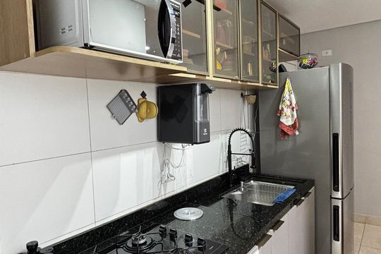 Cozinha de apartamento para alugar com 2 quartos, 74m² em Vila Príncipe de Gales, Santo André