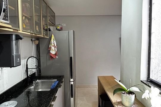 Cozinha de apartamento para alugar com 2 quartos, 74m² em Vila Príncipe de Gales, Santo André