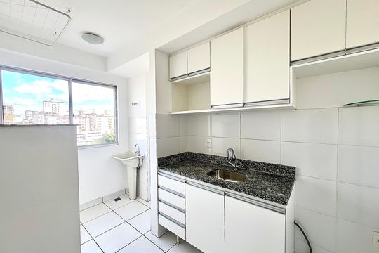 Cozinha de apartamento para alugar com 2 quartos, 57m² em Paquetá, Belo Horizonte