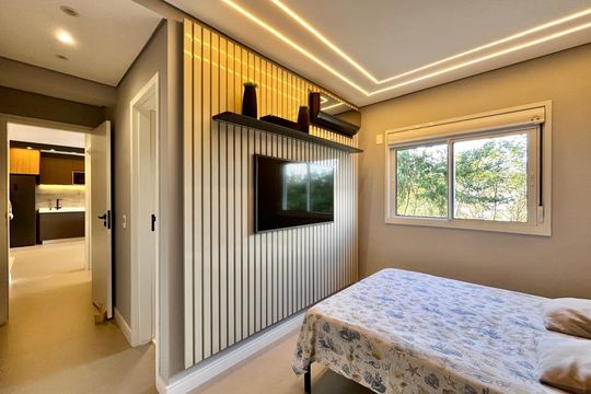 Suíte de apartamento à venda com 2 quartos, 67m² em Taquaral, Campinas