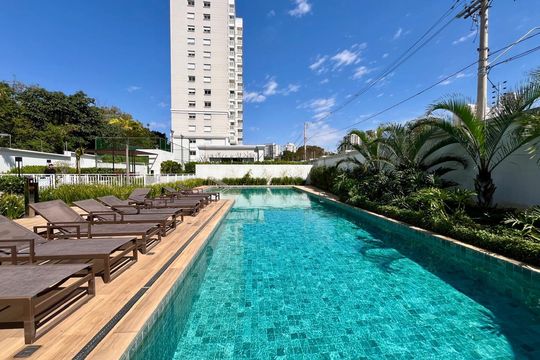 Área comum -Piscina de apartamento à venda com 2 quartos, 67m² em Taquaral, Campinas