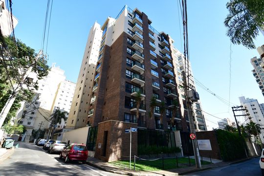 Fachada do Prédio de apartamento à venda com 1 quarto, 40m² em Cambuí, Campinas