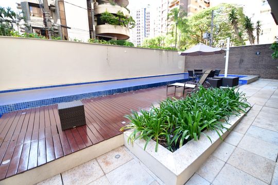 Área comum - Piscina de apartamento à venda com 1 quarto, 40m² em Cambuí, Campinas
