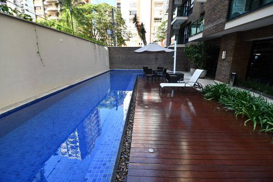 Área comum - Piscina de apartamento à venda com 1 quarto, 40m² em Cambuí, Campinas