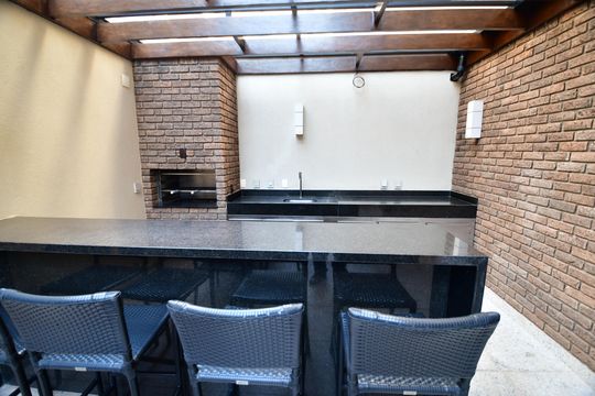 Área comum - Churrasqueira de apartamento à venda com 1 quarto, 40m² em Cambuí, Campinas