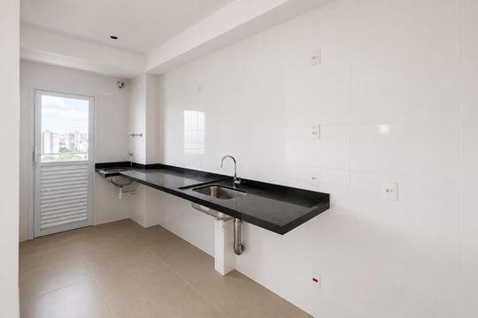 Cozinha de apartamento à venda com 2 quartos, 70m² em Jardim Brasil, Campinas