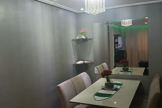 Sala de Jantar de apartamento para alugar com 2 quartos, 57m² em Vila Nogueira, Diadema