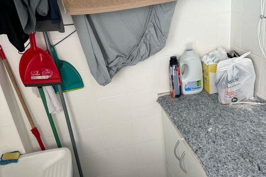Área de serviço de apartamento à venda com 1 quarto, 55m² em Cambuí, Campinas