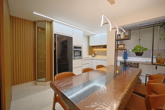 Cozinha de casa de condomínio à venda com 2 quartos, 65m² em Jardim Belem, São Paulo