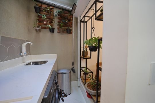 Cozinha e Área de Serviço de casa de condomínio à venda com 2 quartos, 65m² em Jardim Belem, São Paulo