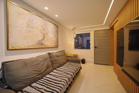Sala de casa de condomínio à venda com 2 quartos, 65m² em Jardim Belem, São Paulo