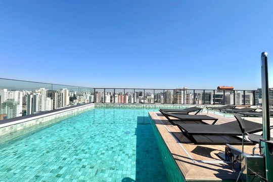 Área comum - Piscina de apartamento para alugar com 2 quartos, 64m² em Vila Clementino, São Paulo