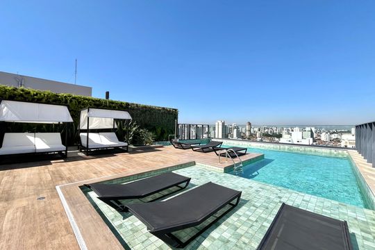 Área comum - Piscina de apartamento para alugar com 2 quartos, 64m² em Vila Clementino, São Paulo