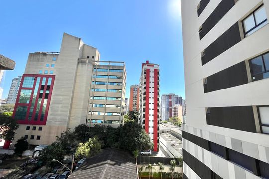 Vista da Suíte de apartamento para alugar com 2 quartos, 64m² em Vila Clementino, São Paulo