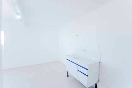 Cozinha de casa para alugar com 1 quarto, 40m² em Jardim Santa Ines, Guarulhos