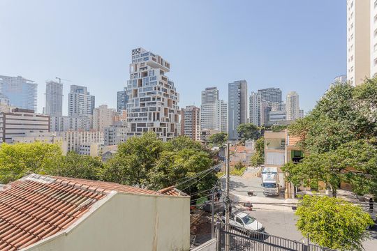Vista da Varanda de apartamento à venda com 3 quartos, 100m² em Pinheiros, São Paulo
