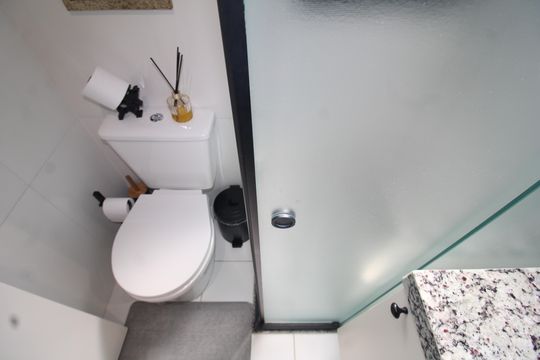 Banheiro de apartamento para alugar com 2 quartos, 40m² em Carandiru, São Paulo
