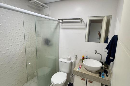 Banheiro de apartamento à venda com 2 quartos, 102m² em Recreio dos Bandeirantes, Rio de Janeiro