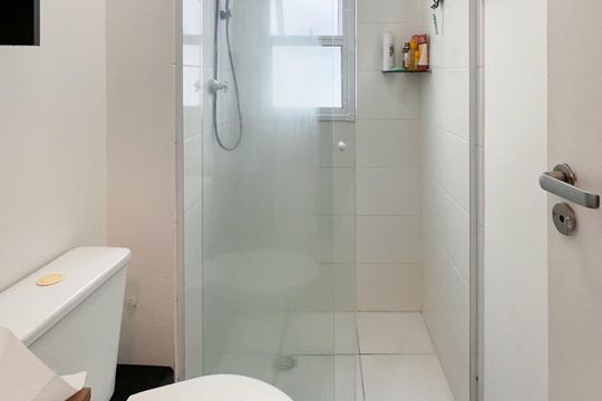 Banheiro Social de apartamento para alugar com 2 quartos, 98m² em Assunção, São Bernardo do Campo