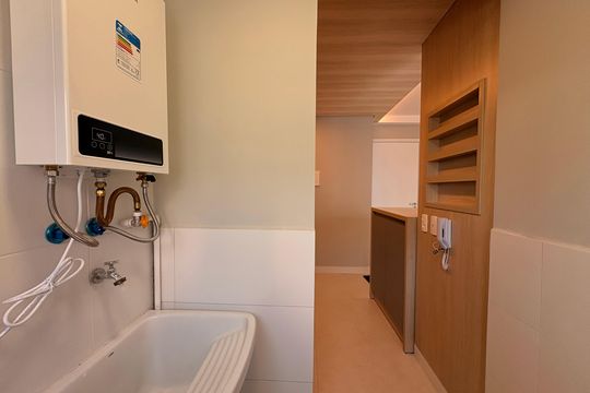 Lavanderia de apartamento para alugar com 1 quarto, 38m² em Santa Terezinha, Santo André