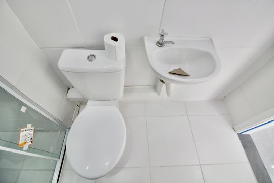 Banheiro de apartamento para alugar com 2 quartos, 33m² em Vila Silvia, São Paulo
