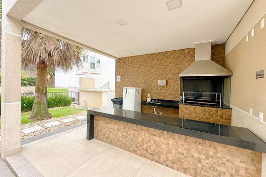 Área comum - Churrasqueira de apartamento para alugar com 2 quartos, 38m² em Serraria, São José