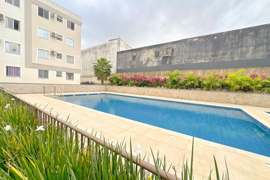 Área comum - Piscina de apartamento para alugar com 2 quartos, 38m² em Serraria, São José