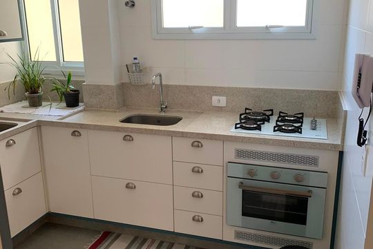 Cozinha de apartamento à venda com 1 quarto, 53m² em Bela Vista, São Paulo