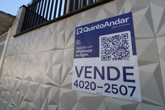Placa de apartamento à venda com 1 quarto, 34m² em Vila Lucia, São Paulo