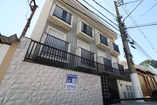 Fachada do Prédio de apartamento à venda com 1 quarto, 34m² em Vila Lucia, São Paulo